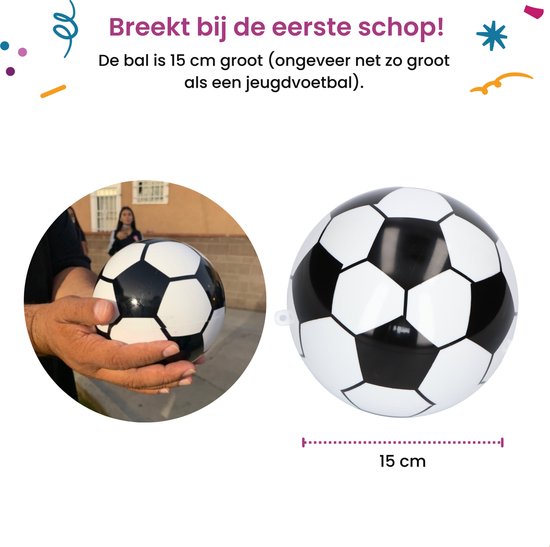 Partizzle Football de révélation du sexe - Avec poudre rose et bleue - Décorations pour la fête de bébé - Fête de garçon ou de fille - Bombe fumigène et pistolet fumigène alternatifs - Plastique