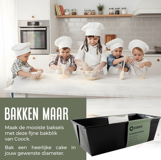 COOCK - Plaque à pâtisserie - Plaque à pâtisserie avec revêtement antiadhésif - Plaque à pâtisserie - Plaque à pâtisserie 30 cm - Avec grattoir et E-Book