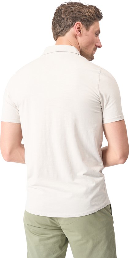 Mario Russo Chemise à manches courtes - Chemise homme - Polo homme - t shirt homme - 3XL - Stone Grey