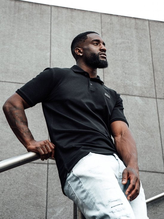 AB Lifestyle - Polo Regular | Jet Black - Hommes - Taille : XS