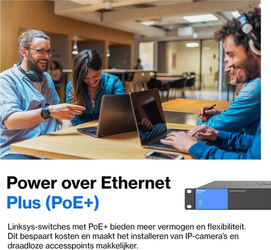 Linksys LGS124P - Commutateur réseau - Non administré - Commutateur PoE - 1000 Mbps - 24-Ports