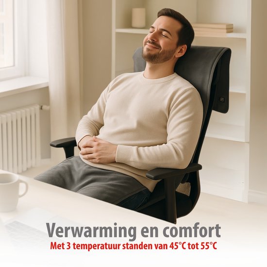 alpina Heat Pad Rechargeable - Coussin chauffant électrique sans fil avec arrêt automatique - Coussin chauffant pour chaise ou usage extérieur - Coussin chauffant pour chaise noir