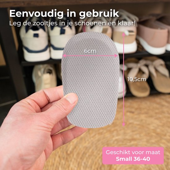 Semelles Nuvance - 2.5cm Heel booster - Heel pads - 2 Pieces - Size 36-40 - Men & Women - Heel insoles - Pink