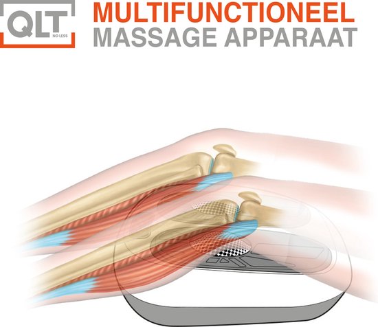 QLT VibroPulse Pro Appareil de massage des jambes et des pieds - 10 programmes - 20 vitesses