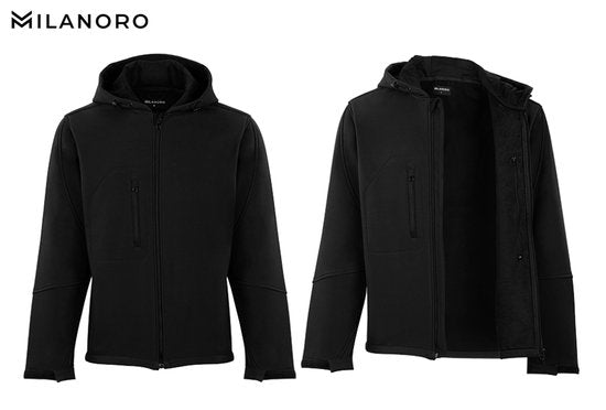 Milanoro - Vestes coupe-vent et imperméables - Veste avec capuche - bleu royal - XXL