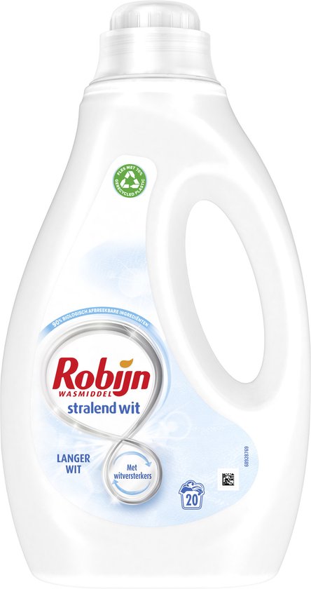 Détergent liquide Robijn Radiant White 20 lavages