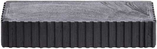 Light & Living Etagère murale Gatura Bois de manguier, 40cm - Noir