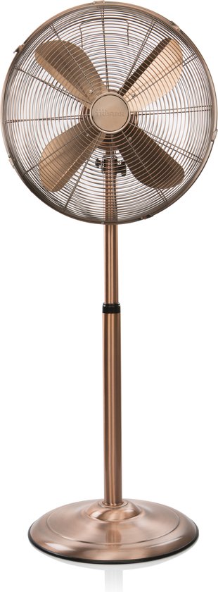 Tristar VE-5971 - Ventilateur trépied rétro - Ø 40 cm - Finition cuivre