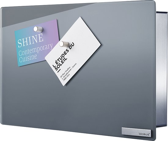 Blomus armoire à clés Velio avec aimants 20x30 cm gris