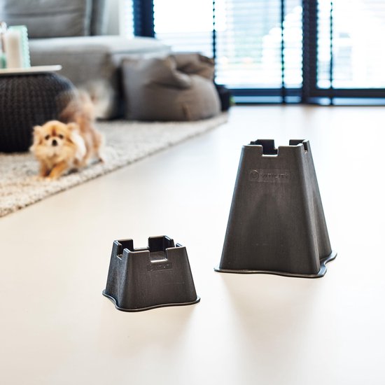 VITILITY Rehausseur de meubles - petit - Aide au lit - Rehausseur de chaise - Rehausseur de lit - Noir