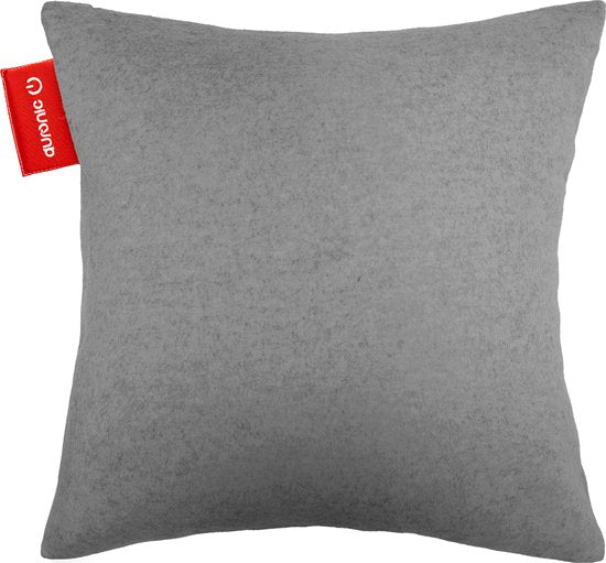 Auronic Heat Pillow - Classic - 45x45 - rechargeable sans fil - oreiller électrique - infrarouge - gris