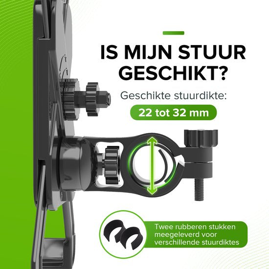 iSetchi Support de téléphone - Vélo et scooter - Anti-chocs