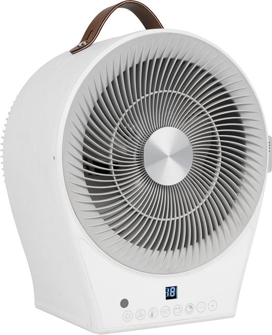 Tristar Ventilateur avec fonction chauffage KA-5160 Télécommande et contrôle digital - Pour pièce 25m² - Blanc