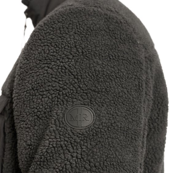 Mario Russo Teddy Jacket Stockholm - Veste homme - Manteau d'hiver homme - Gilet homme - Anthracite - L