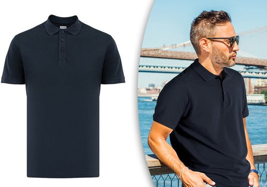 Milanoro - Polo élégant pour homme - bleu roi - M