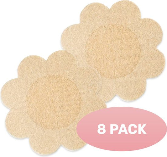 Couvre-mamelons doux et soyeux - 8 pièces - Mamelon - Autocollant - Sticker - Protecteur - Couvre - Soutien-gorge adhésif - Boob Tape