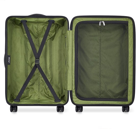 Delsey JH004C 68 cm Valise de voyage agrandissable - Gris