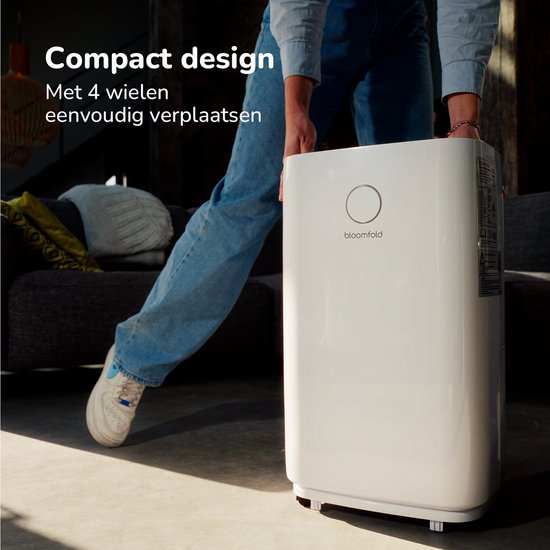 Déshumidificateur - Bloomfold - 20L par jour - 2 en 1 - Blanc