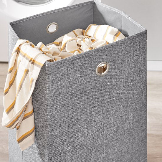 SoBuy Armoire pour lave-linge - armoire de salle de bain avec panier à linge et tiroir, pour lave-linge et sèche-linge, armoire pour lave-linge en bois, blanc, 100 x 60 x 90 cm, BZR217-WN