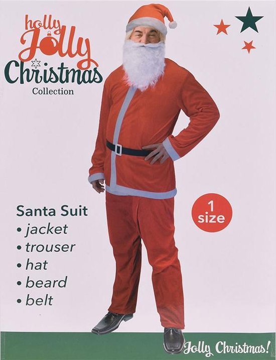 Costume de père Noël - 5 pièces