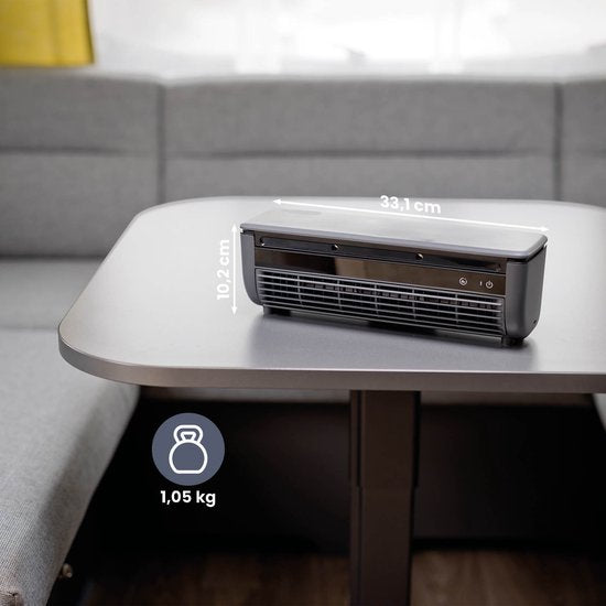 Nexxt Wireless Mist Fan Fan & Air Cooler - Sans fil, silencieux, rechargeable - Avec brumisation et télécommande - Pour la maison, le bureau ou le camping