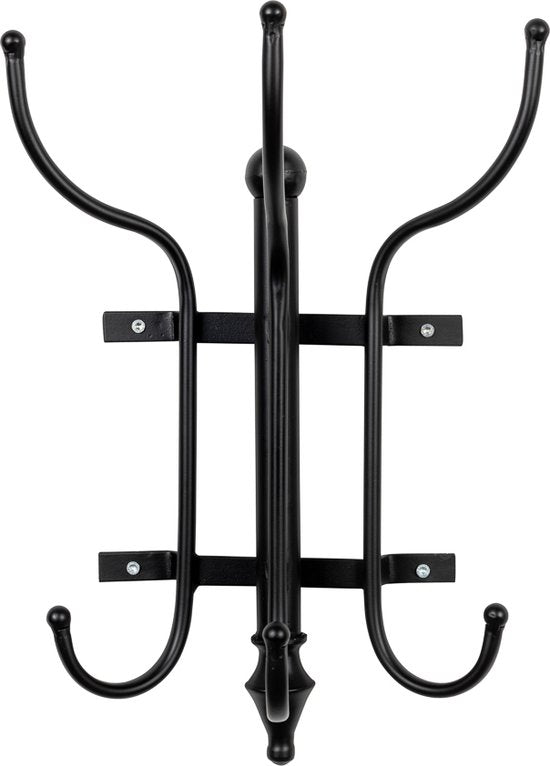 Feliz Lifestyle Porte-manteau mural Ran en métal noir