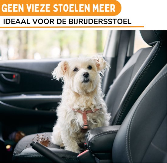 By Cee Cee Luxury Dog Basket Car - Dog Car Seat - Soft and Stylish - Dog Seat - With Safety Strap - Dark Grey Car Seat