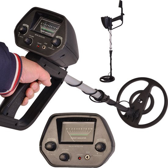 Détecteur de métaux Denver pour enfants et adultes - détection de métaux et d'or - étanche - MET117