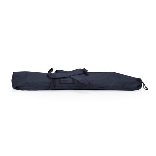 Campart Hamac avec support BE-0640 - Pliable et léger - Structure en acier - Capacité 150 kilos - avec sac de rangement - Bleu