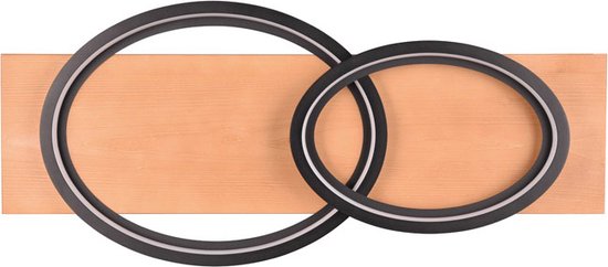 TRIO BARCA - Plafonnier - Noir mat - incl. 1x SMD 30W