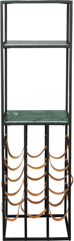 Dutchbone Mil Wine Cabinet Marble/ Metal - Multi colour