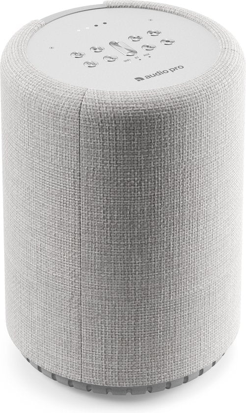 Audio Pro G10 - Enceinte active multiroom avec assistant intelligent - Gris clair