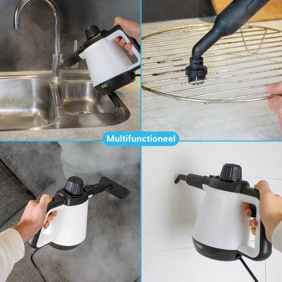 Nettoyeur vapeur portatif Ølven - 5 en 1 - Nettoyeur vapeur - Nettoyeur de taches - 450ML - 1200W