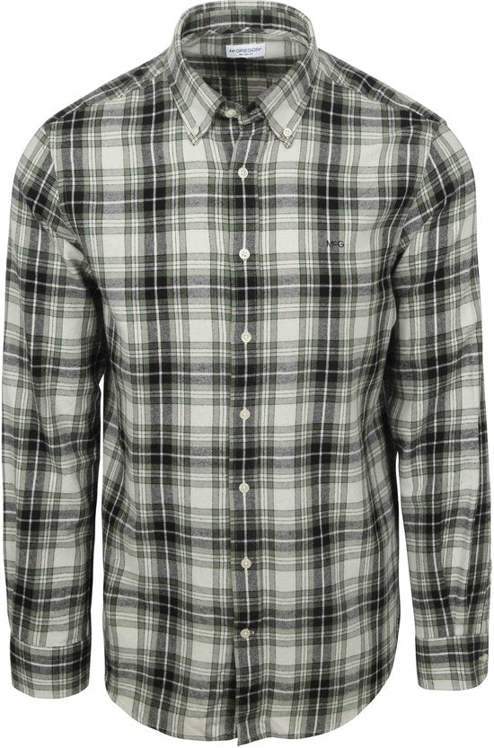 McGregor Shirt Flannel Plaid Green - Taille XL - Hommes - Chemises Casual