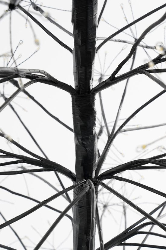 Luca Lighting Arbre à lumière extérieur - H210 x Ø100 cm - Métal - Noir