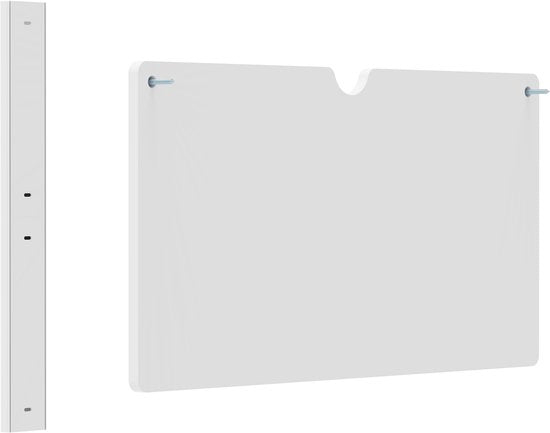 VDD Gaming - Plaque murale - Rangement console - Rangement manette - Accessoires de jeu - Blanc - 80 x 40 x 13,7 cm