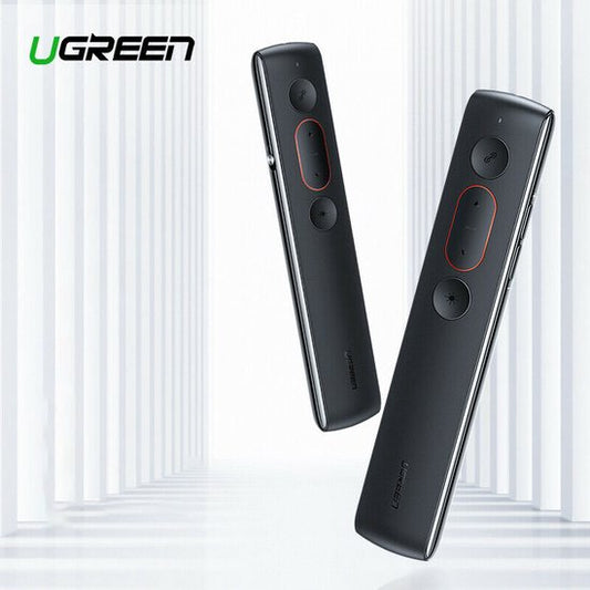 UGREEN Télécommande multifonctionnelle pour présentation, avec pointeur laser (noir)