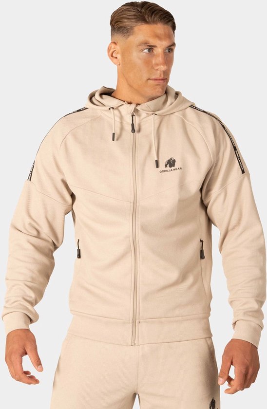 Gorilla Wear - Veste d'entraînement Harvey - Beige - L