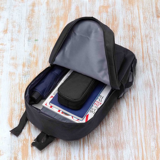 Diydash Trousse à crayons - Trousse à crayons - Trousse scolaire - Grande trousse - Fournitures scolaires - Trousse Scolaire - Pour filles, garçons et adultes - Noir