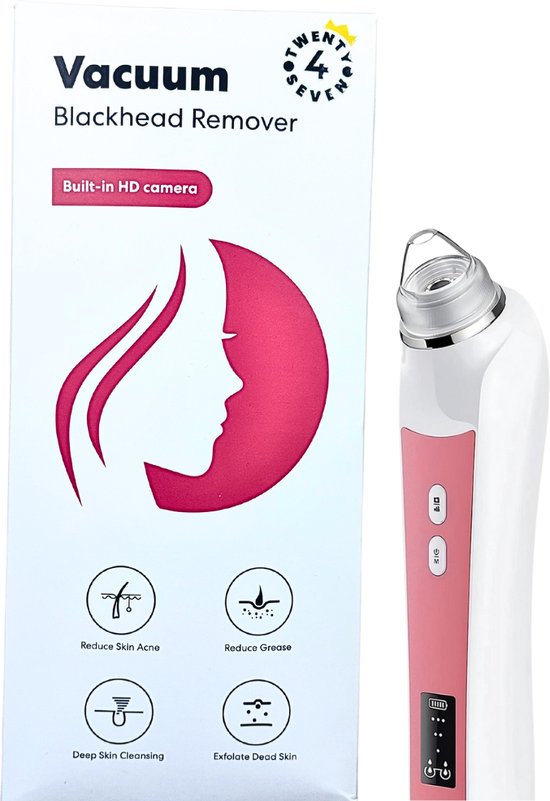 Twenty4seven® Meeeter Remover - Mee Eters Removal - Acne Remover - Comprend 6 accessoires et un ensemble de 5 pièces