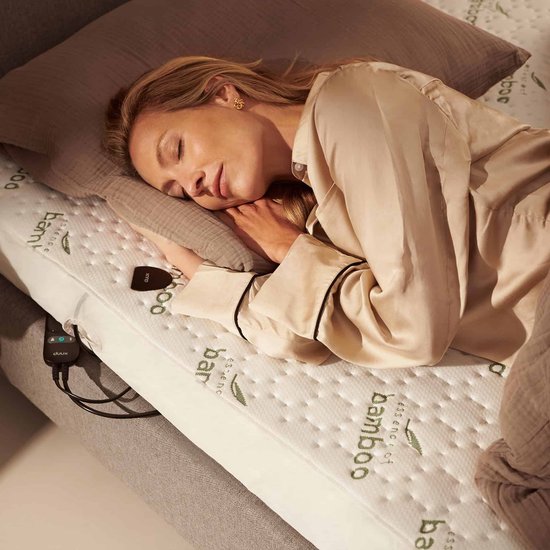 Couverture électrique Duux Snooze en bambou - 6 positions - 140x200 cm
