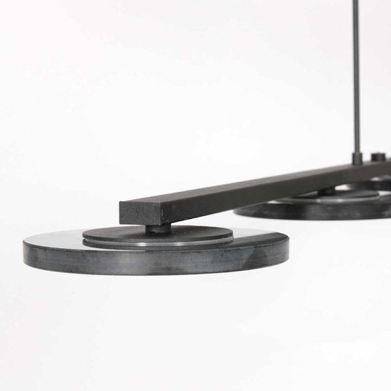 Steinhauer - lampe suspendue - Turound - noir - verre métal - lampe design - LED - 3512ZW