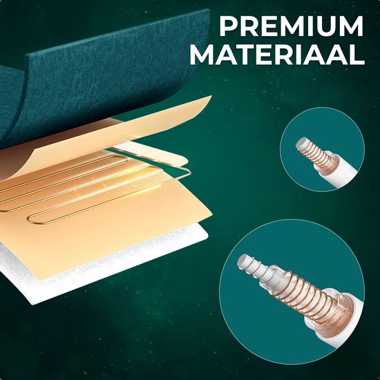 Couverture chauffante électrique XL - KRAFT - 180 x 130 cm - Vert