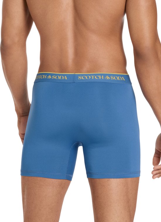 Scotch & Soda Active Stretch Boxer Shorts - Hommes - Lot de 3 - Performance Fit - Multi Size S