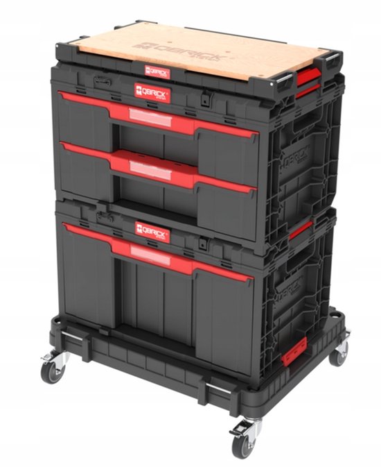 Qbrick System ONE Ensemble de tiroirs d'atelier 6 - Système de rangement modulaire