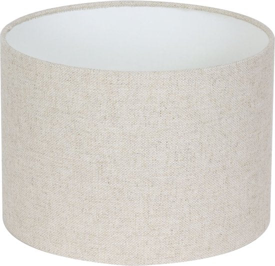 Light & Living Abat-jour cylindrique Livigno - Naturel - Ø40x30cm - pour lampes de table, lampadaires, suspensions
