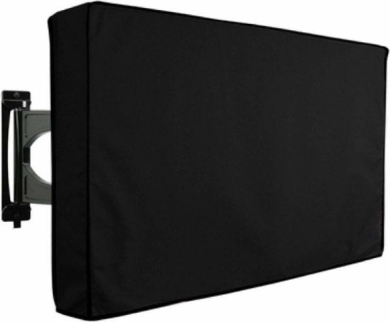 Alpina Outdoor housse de télévision - 81x58x11.5 cm - hydrofuge et antisalissure - noir