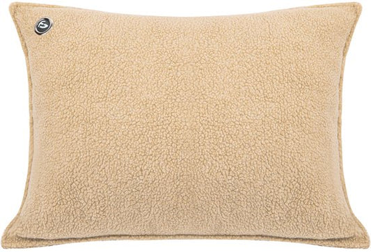Coussin chauffant - 3 niveaux de chaleur - Coussin chauffant rechargeable - 10k mAh Powerbank - Sans fil - Coussin chauffant - 45x60 - Teddy Beige - Saaf Comfort