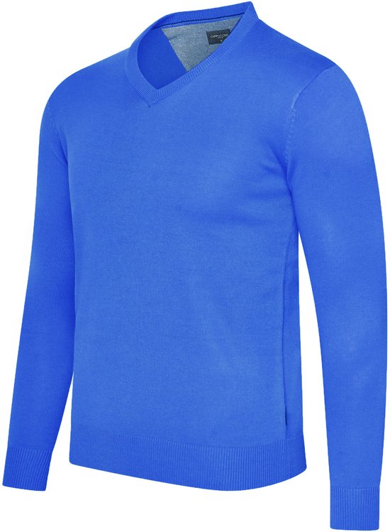 Cappuccino Italia - Pull Salerno Pullover pour homme - Bleu - Taille L