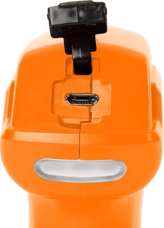 Toolland Pulvérisateur à pression, électrique, buse réglable, indicateur LED, 1 litre, blanc/orange/noir